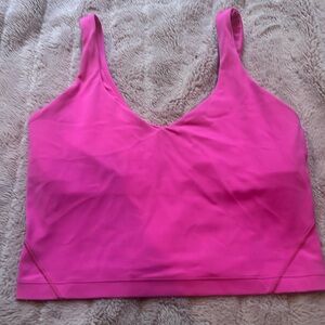 Hot Pink Lululemon Align Tank (size 6)
